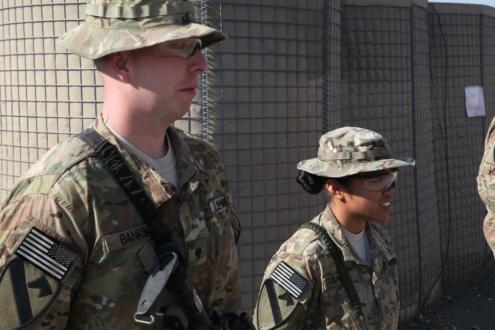 5th Battalion, 82nd Field Artillery Regiment promotion ceremony