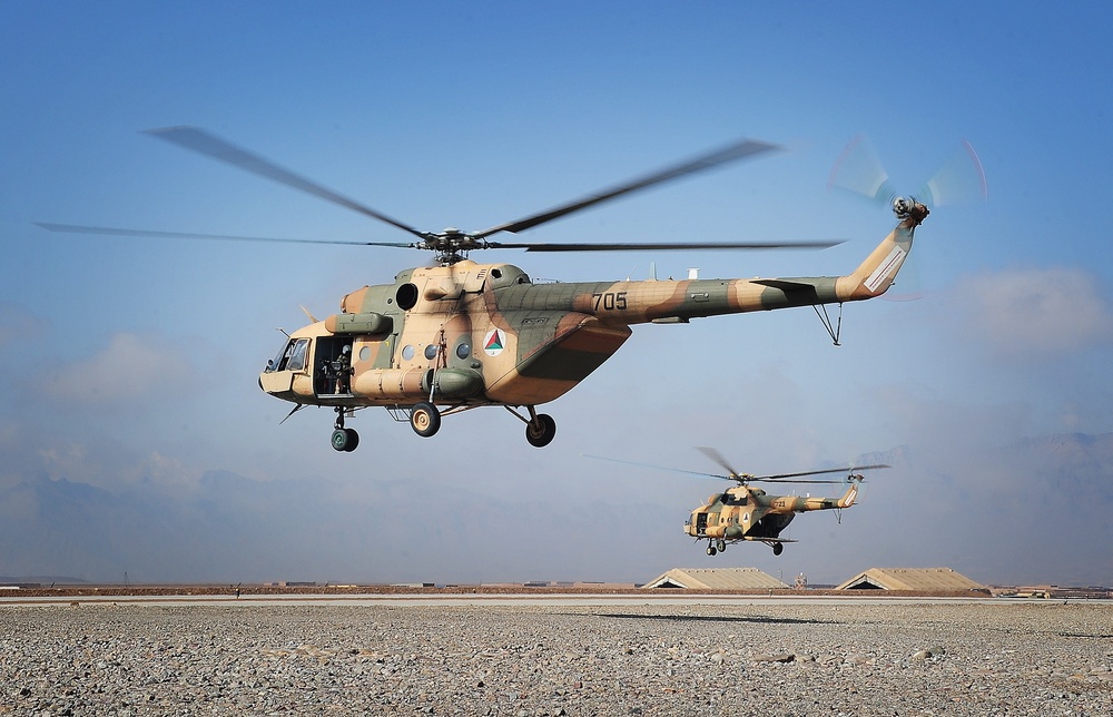 Operation Slipper - Afghan helicopters support independent operations