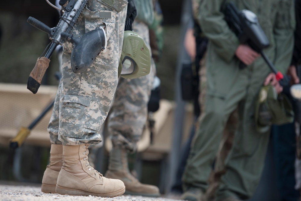 Hurlburt Field airmen and 7th Special Operations Group paintball
