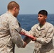 15th MEU March 1 promotions on USS Rushmore