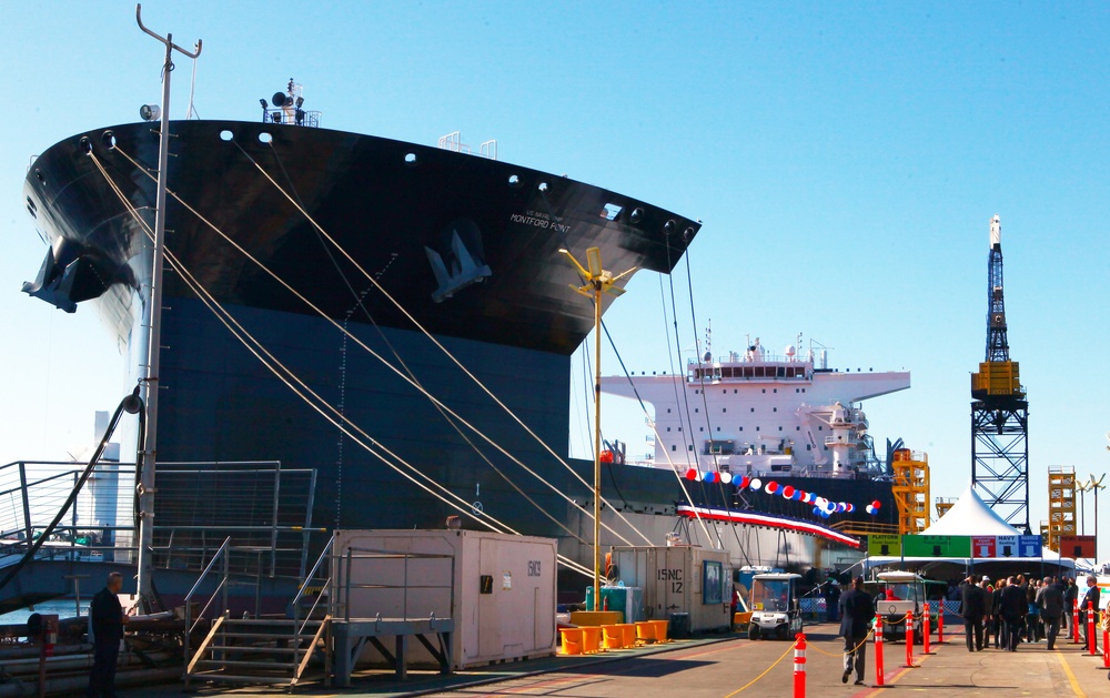 USNS Montford Point takes on legacy, leads new class of Navy ships
