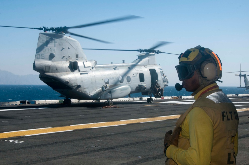 USS Peleliu operations