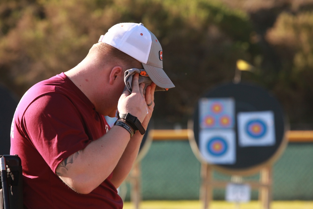 Wounded Ohio Marine competes at 2013 Marine Corps Trials