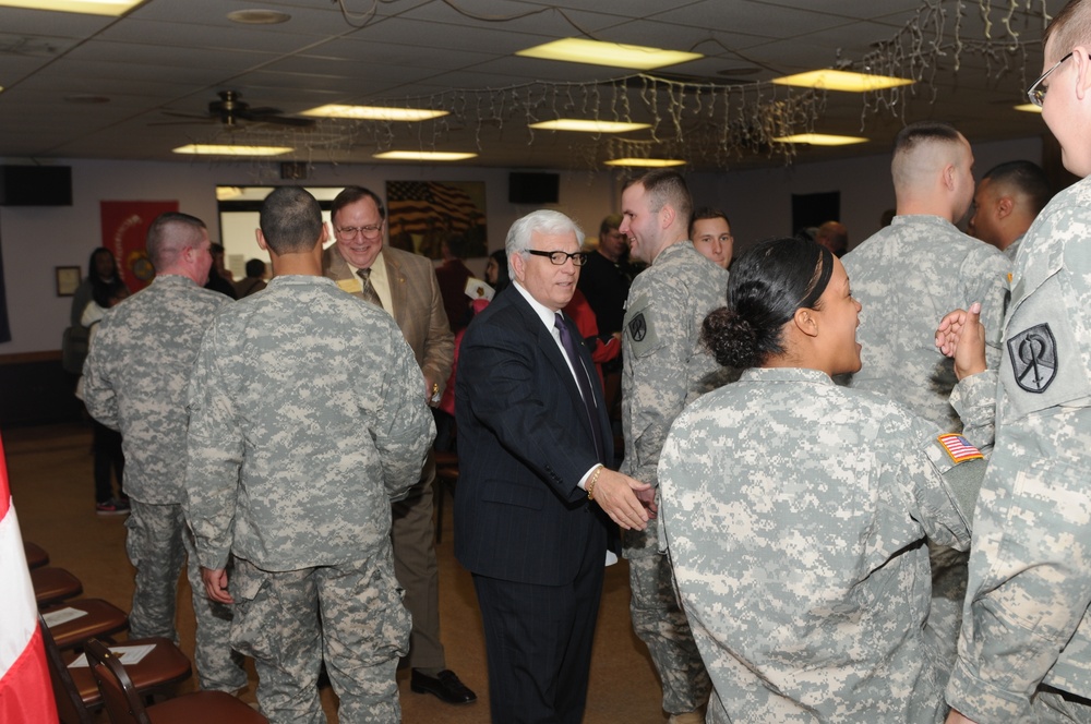 451st Sustainment Command (Expeditionary) Army Reserve soldiers farewell ceremony