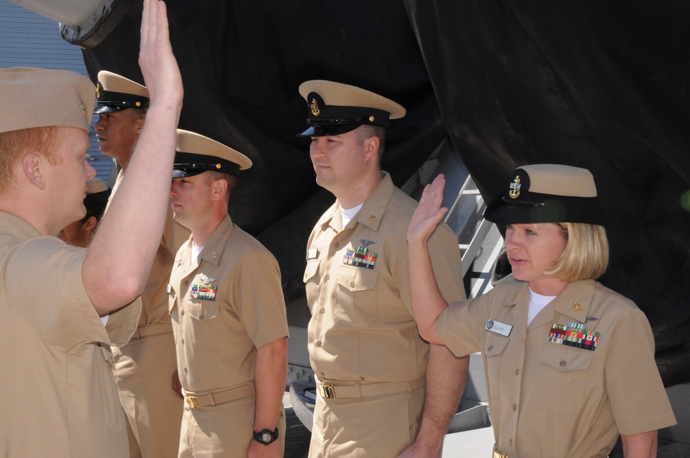 Re-enlistment ceremony