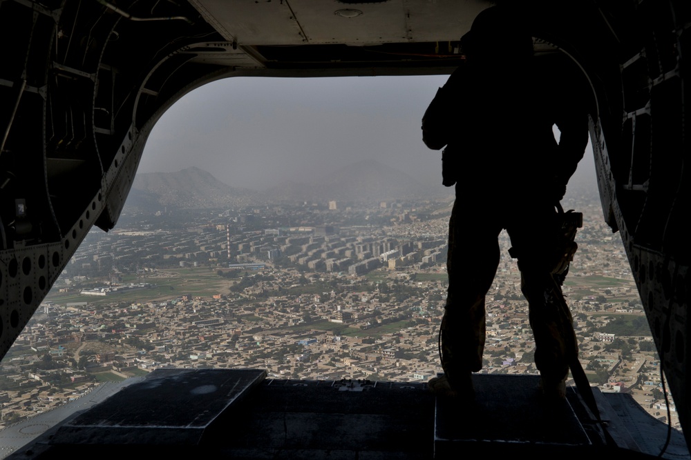 Dempsey looks over Afghanistan