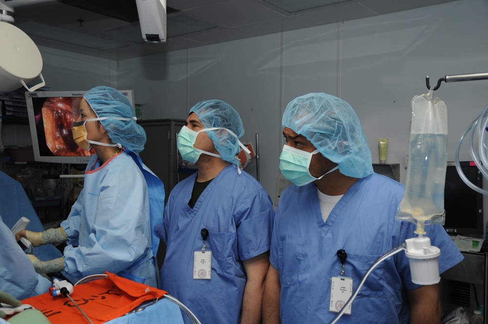 Afghan surgeons train at Craig Joint Theater Hospital