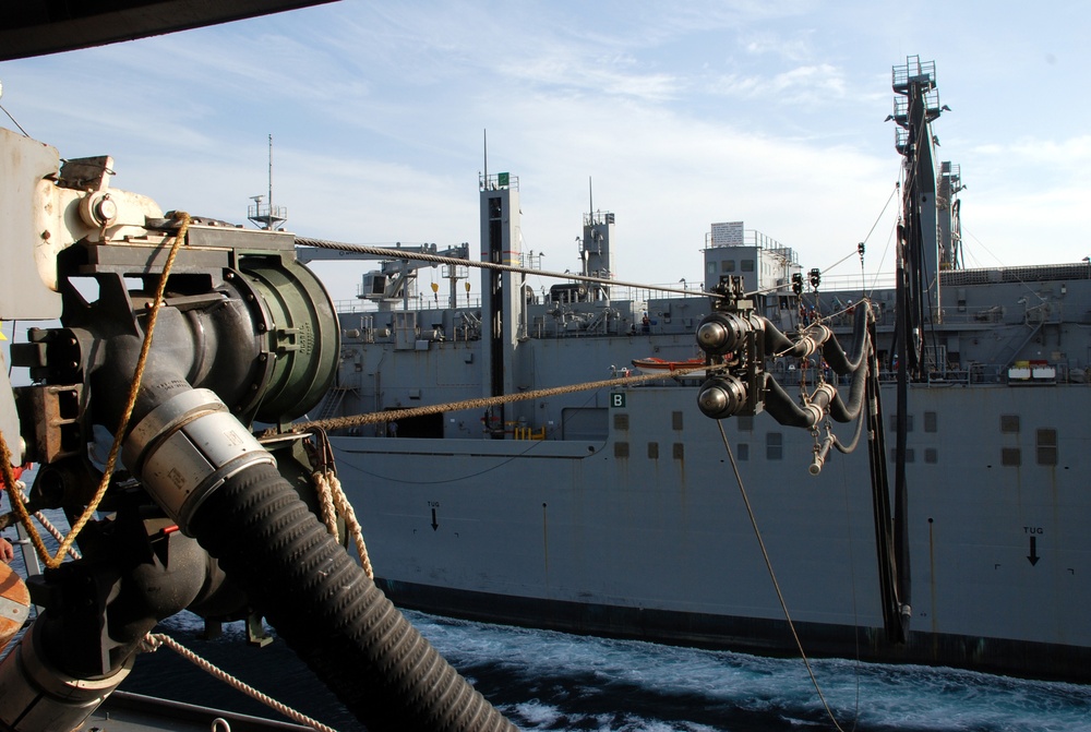 USS Green Bay flight deck operations