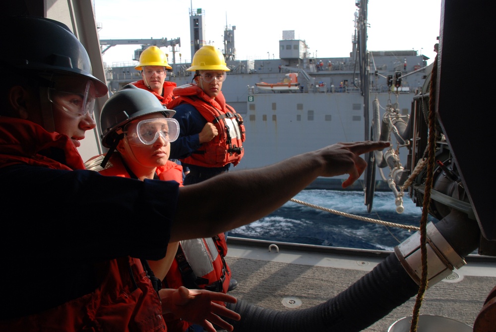 USS Green Bay flight deck operations