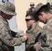 Promotion ceremony at FOB Julien