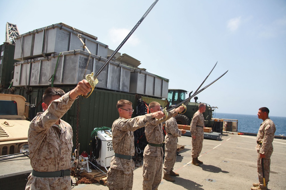 Marines, sailors aboard USS Rushmore spend free-time wisely