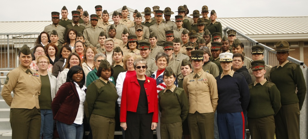Parris Island hosts celebration of 70 years continuous service for female Marines