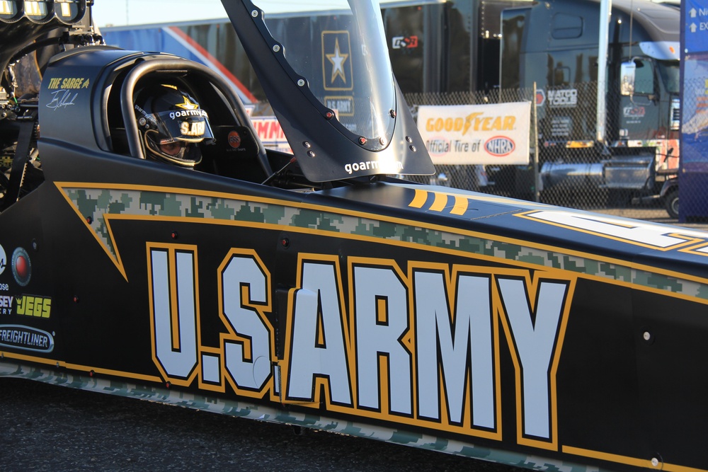 Army Drag Racing Team supports education