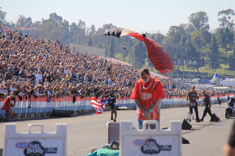 Army Drag Racing Team supports education