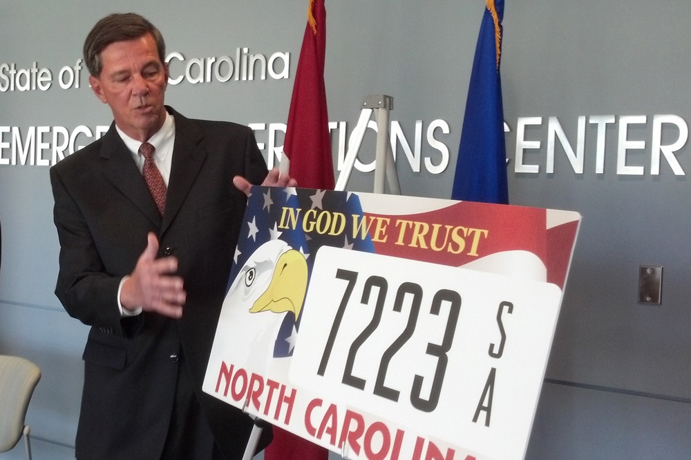 North Carolina Guard families get support from new license plate