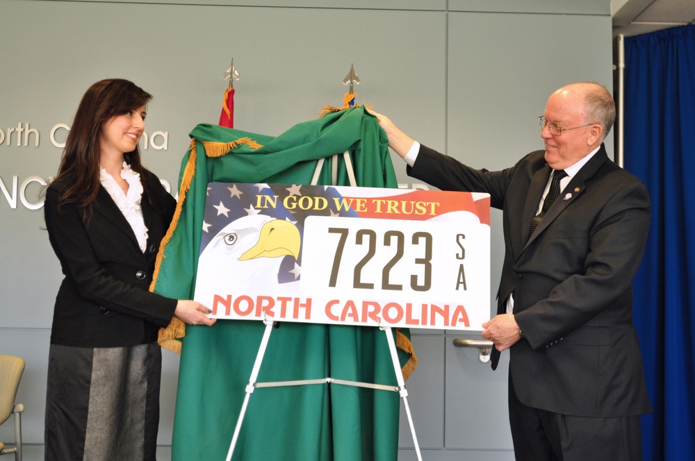 North Carolina Guard families get support from new license plate