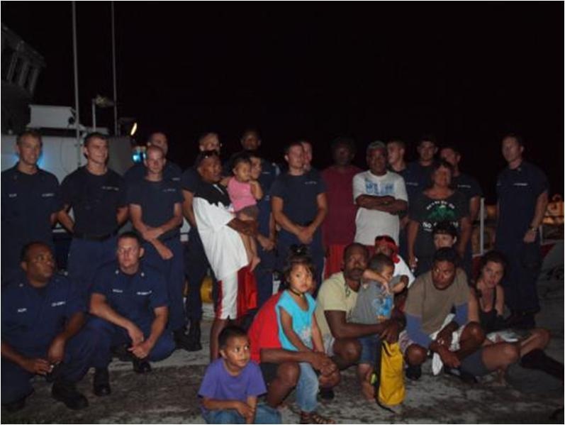 Coast Guard Cutter Washington assists in passenger transfer