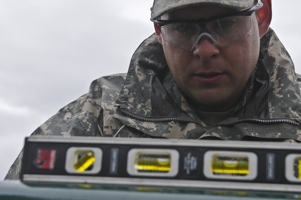 610th Engineer Company builds PT pits