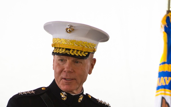 Christening ceremony of the Mobile Landing Platform USNS Monford Point