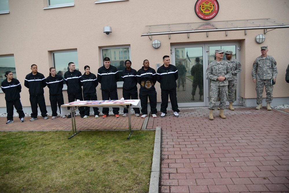 Wiesbaden Army boxing team