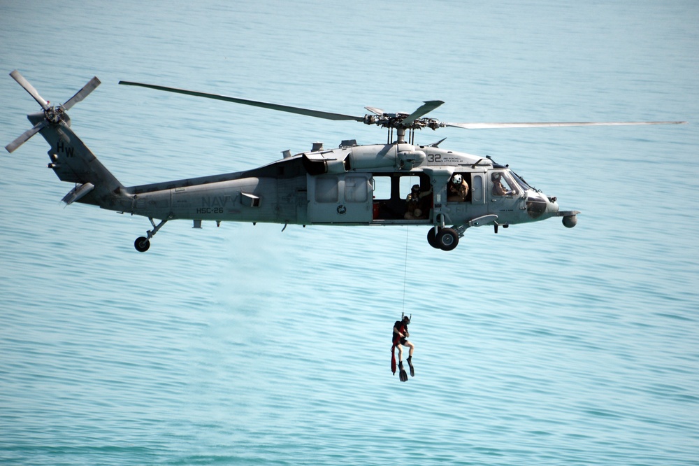 HSC-60 search and rescue exercise
