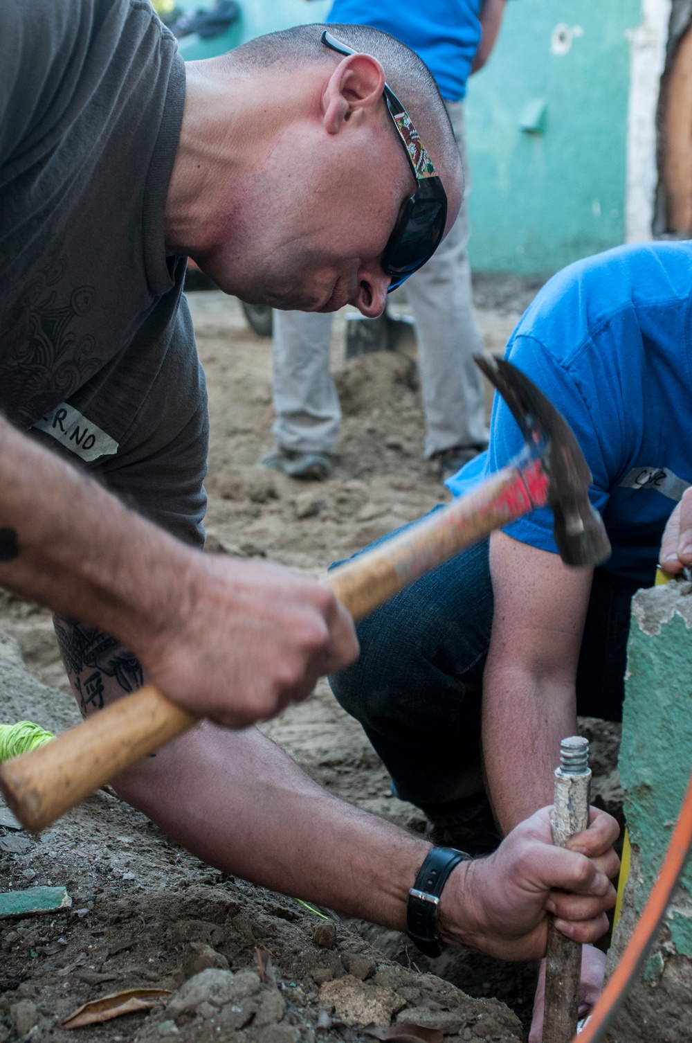 Coast Guardmen and women donate time and skills to Habitat for Humanity