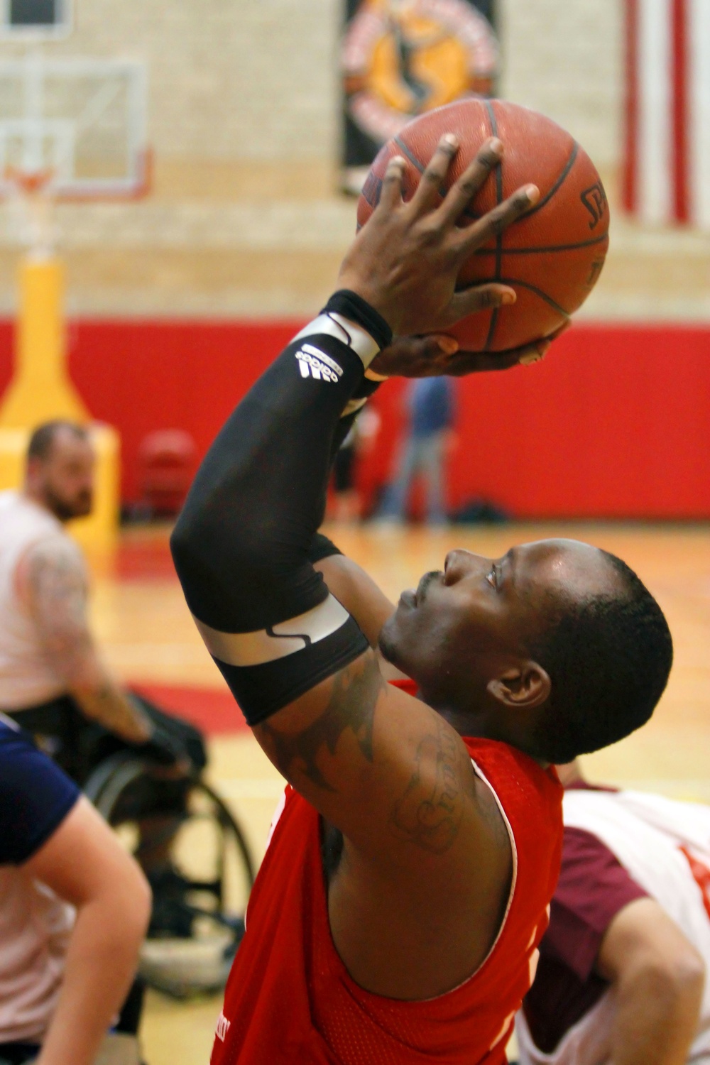 2013 Marine Corps Trials wheelchair basketball competition