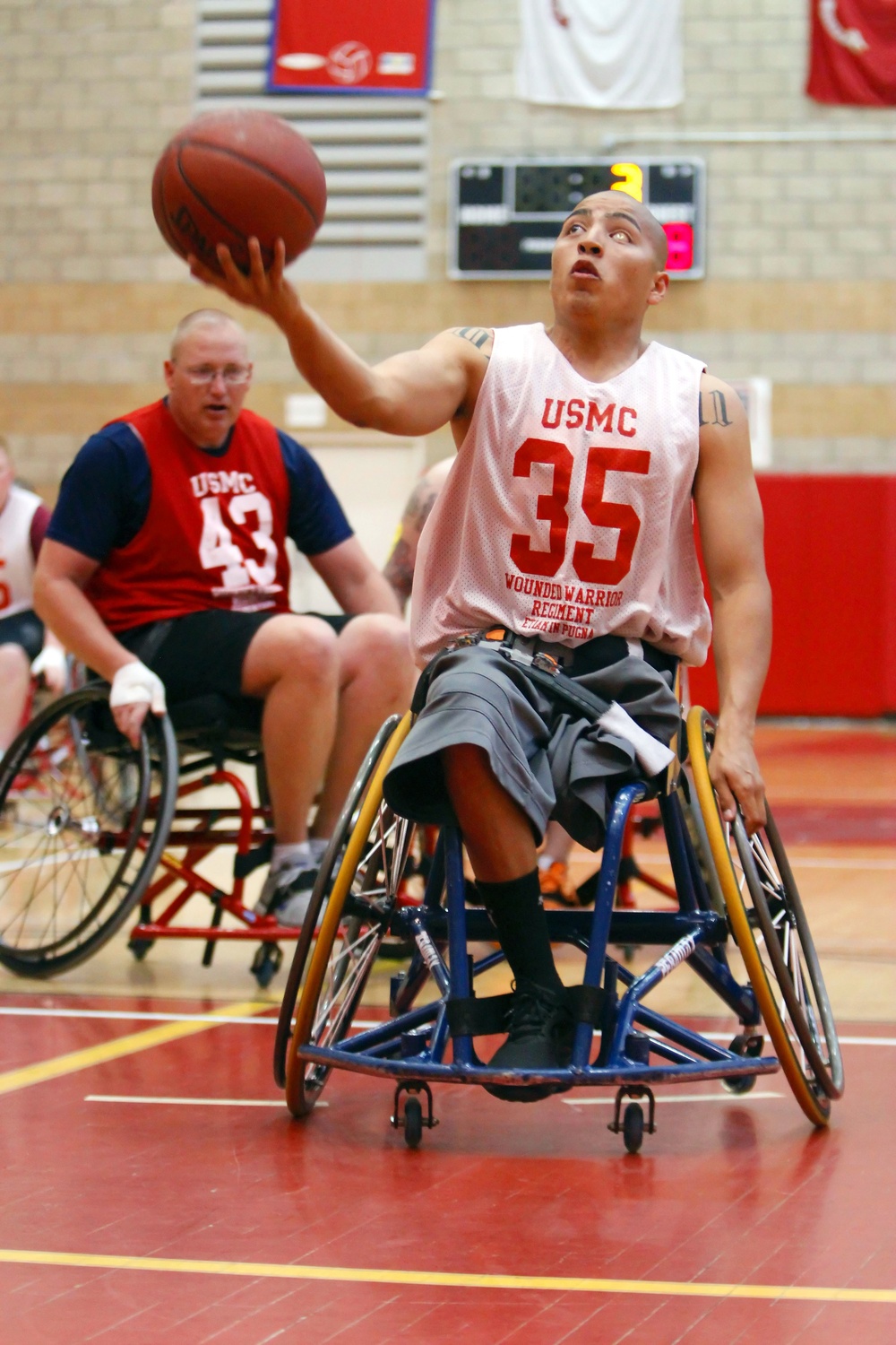 2013 Marine Corps Trials wheelchair basketball competition