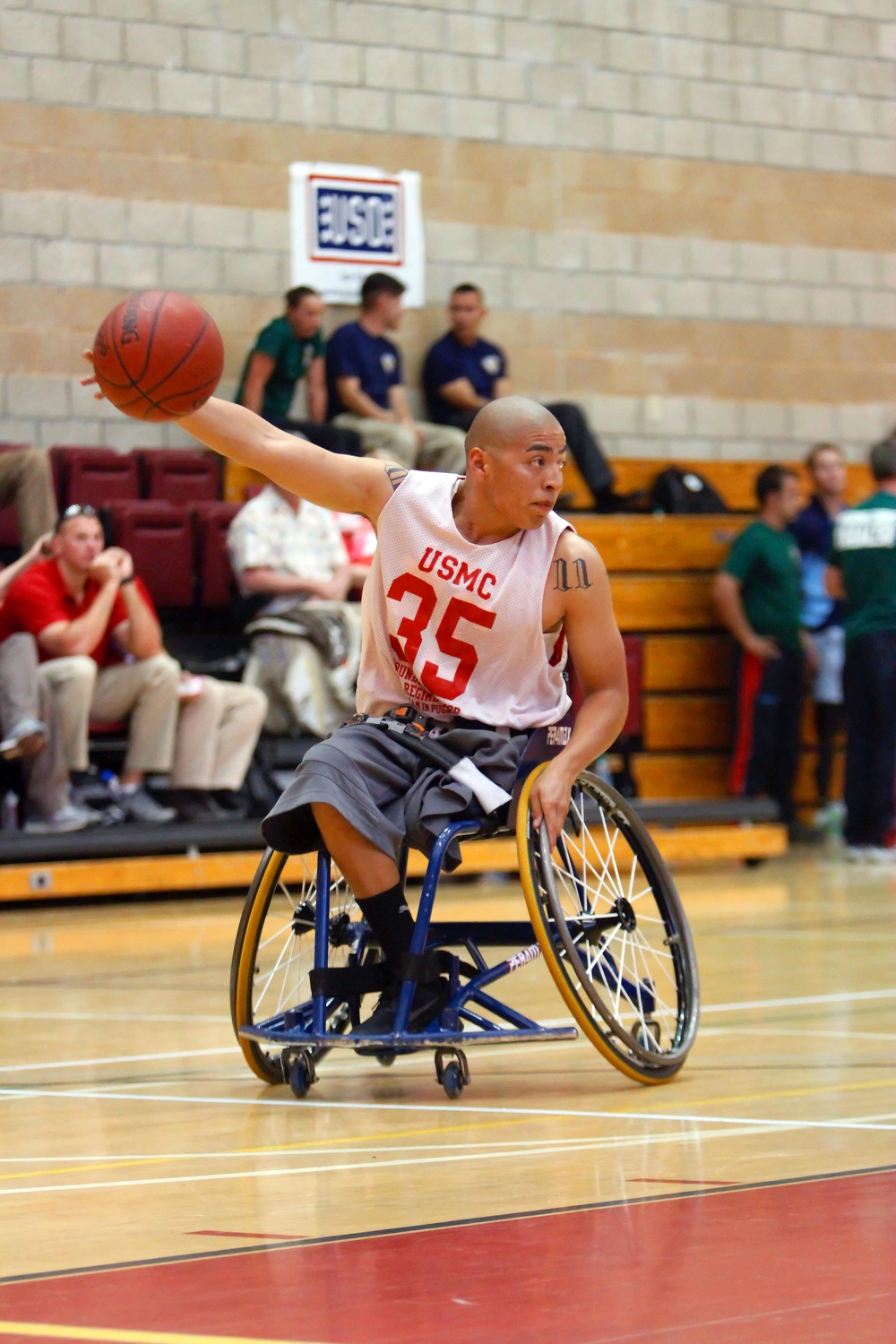 2013 Marine Corps Trials wheelchair basketball competition