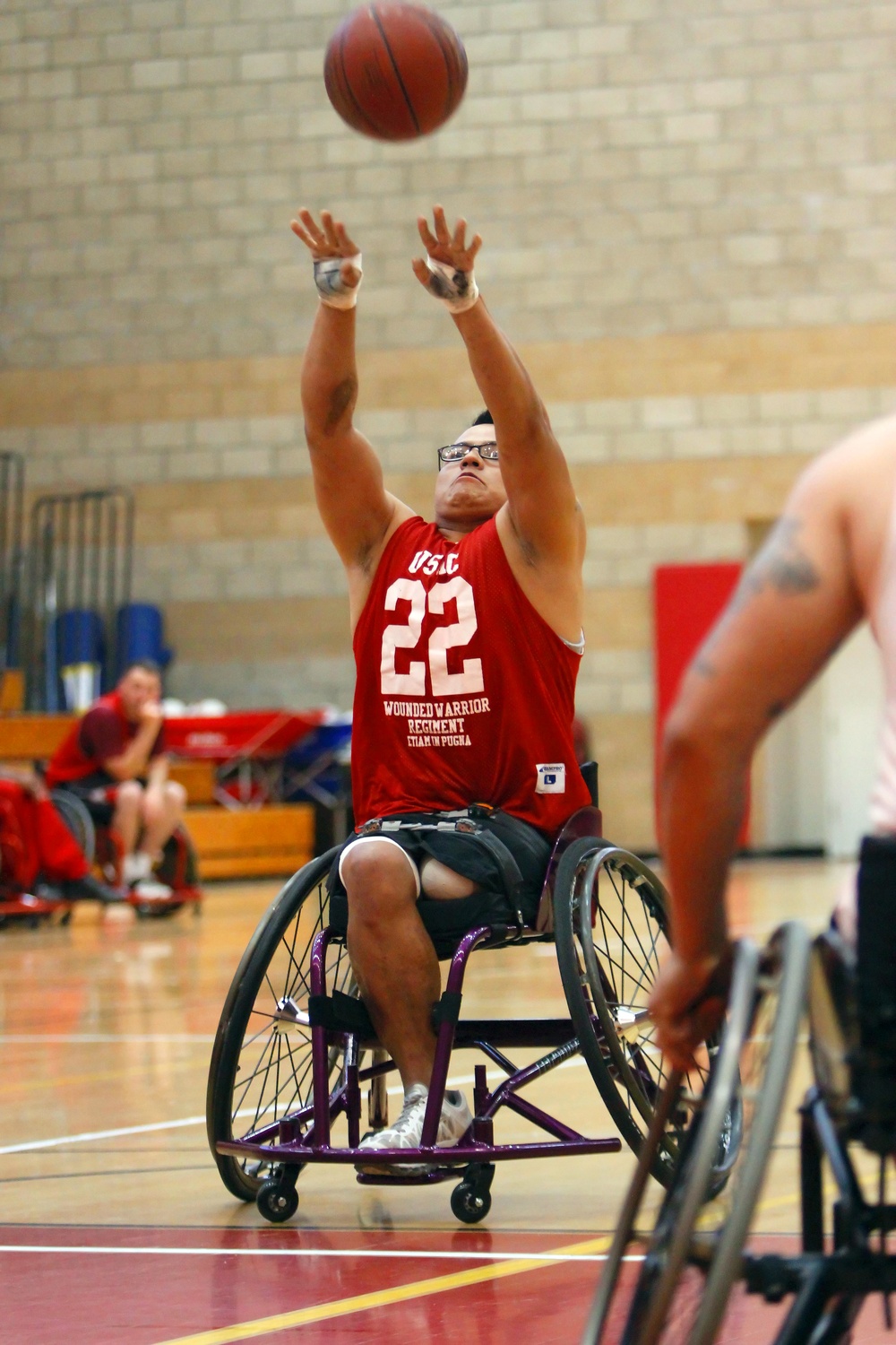 2013 Marine Corps Trials wheelchair basketball competition