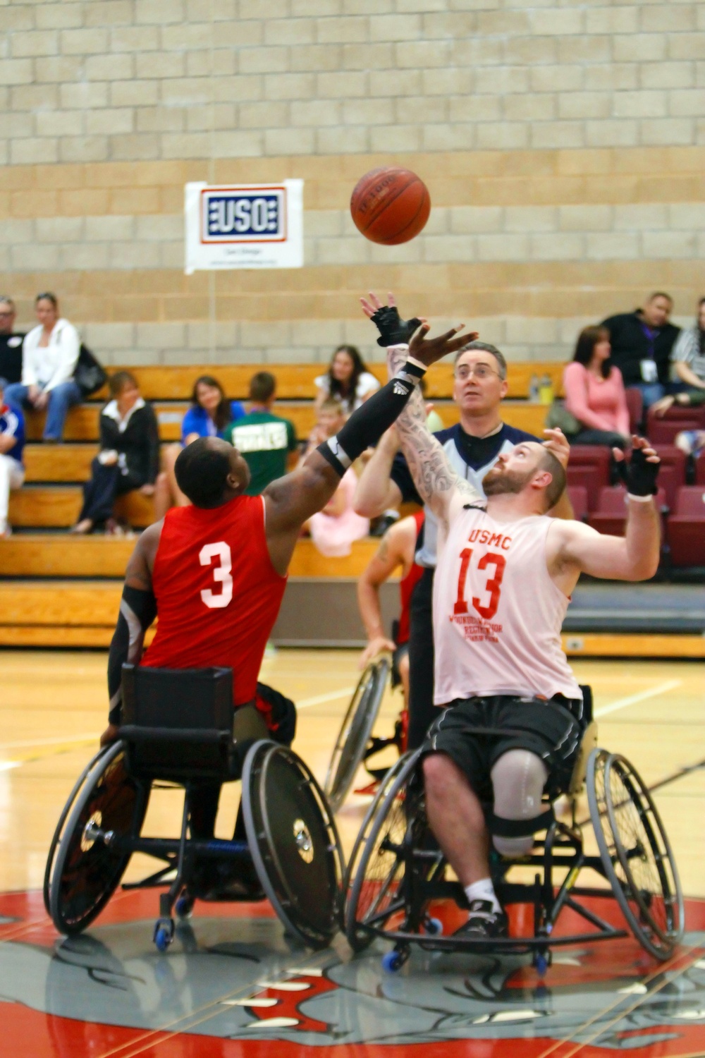 2013 Marine Corps Trials wheelchair basketball competition