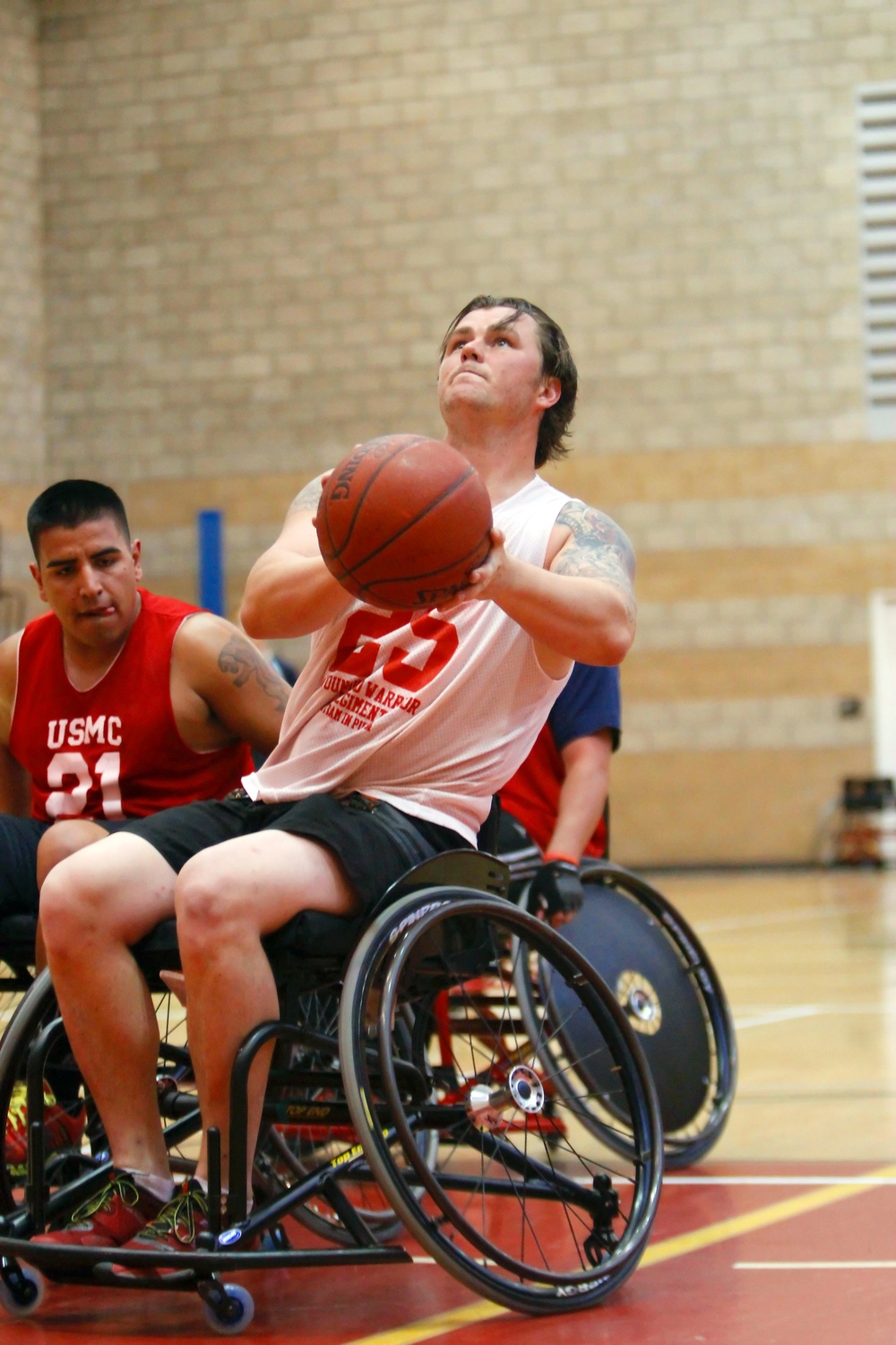 2013 Marine Corps Trials wheelchair basketball competition