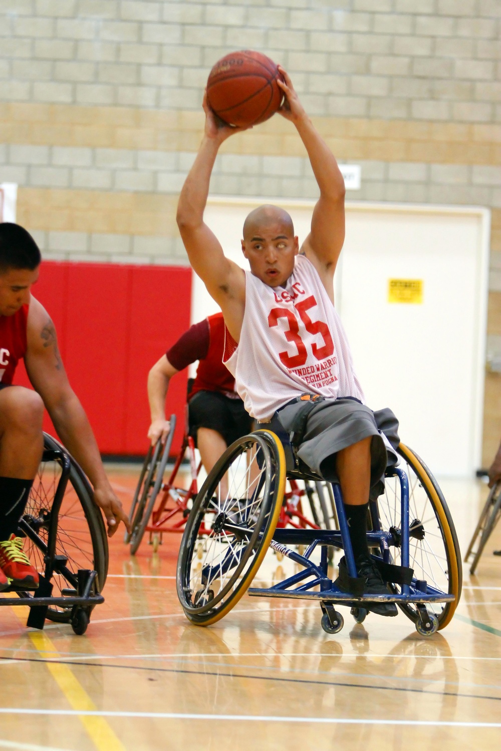 2013 Marine Corps Trials wheelchair basketball competition