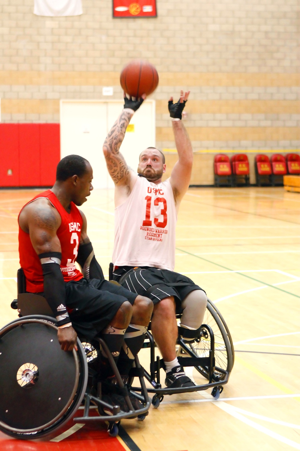 2013 Marine Corps Trials wheelchair basketball competition