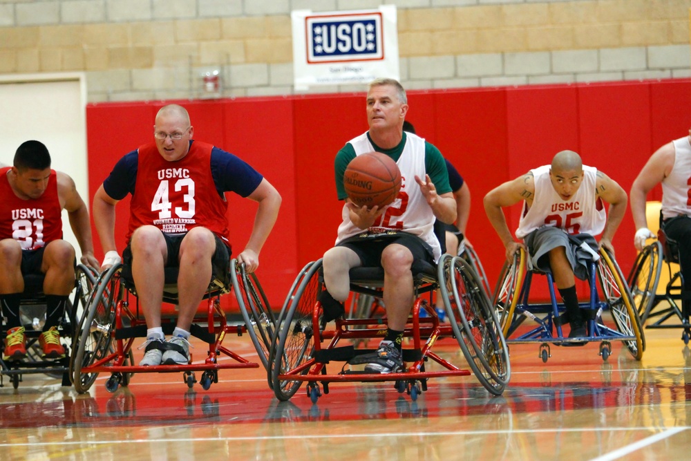 2013 Marine Corps Trials wheelchair basketball competition