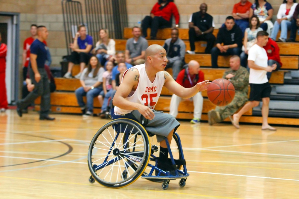 2013 Marine Corps Trials wheelchair basketball competition