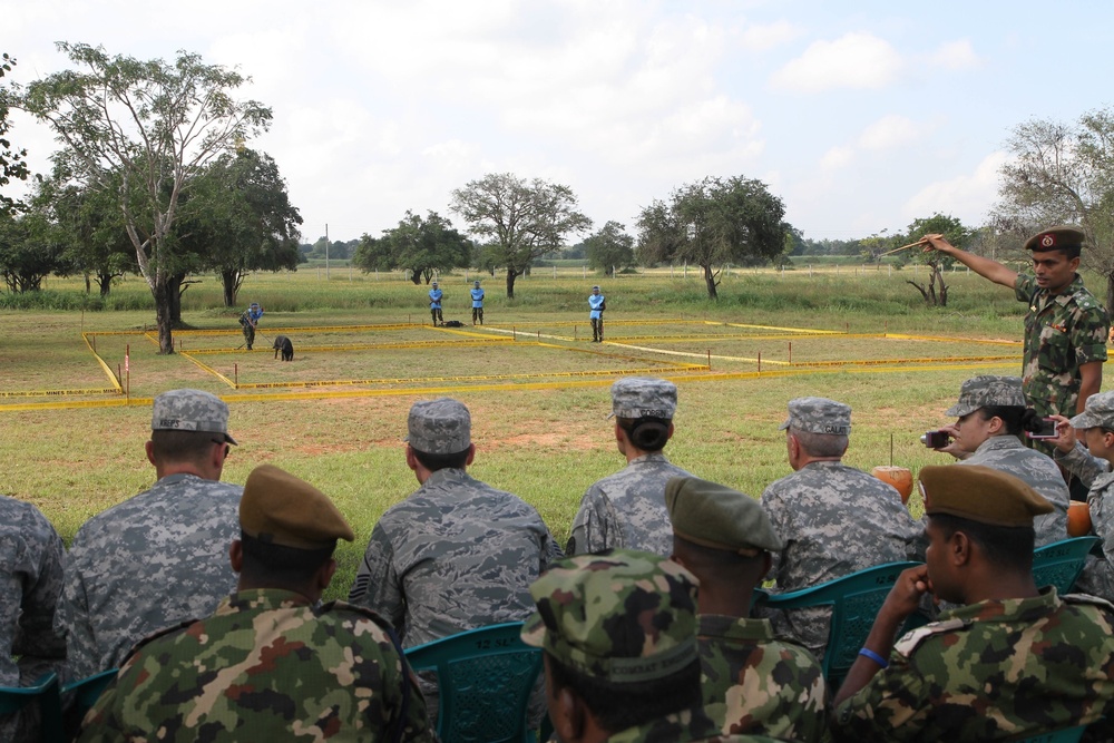 18th MEDCOM (DS) soldiers lead first US Army Pacific Humanitarian Mining Action Program with Sri Lankan Army Humanitarian Demining Unit