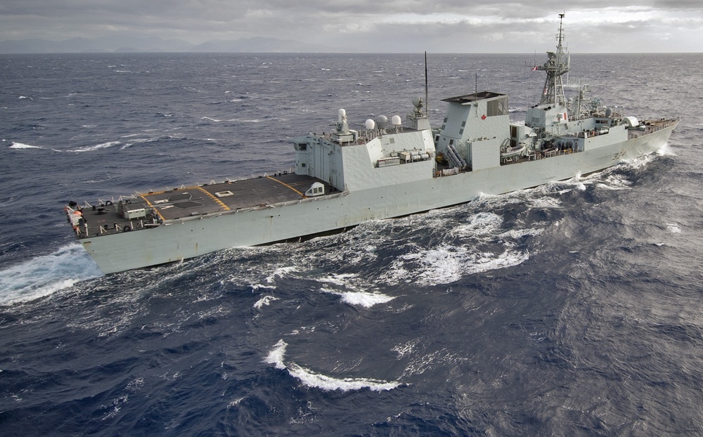 Canadian navy Halifax-class frigate HMCS Regina