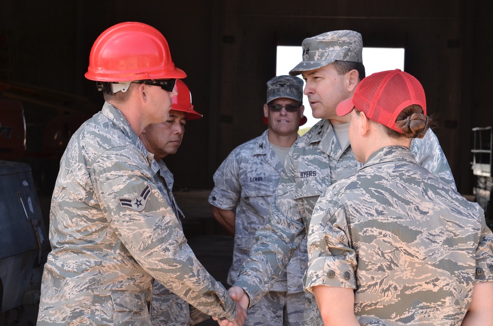 AF civil engineer visits PRTC, commends progression