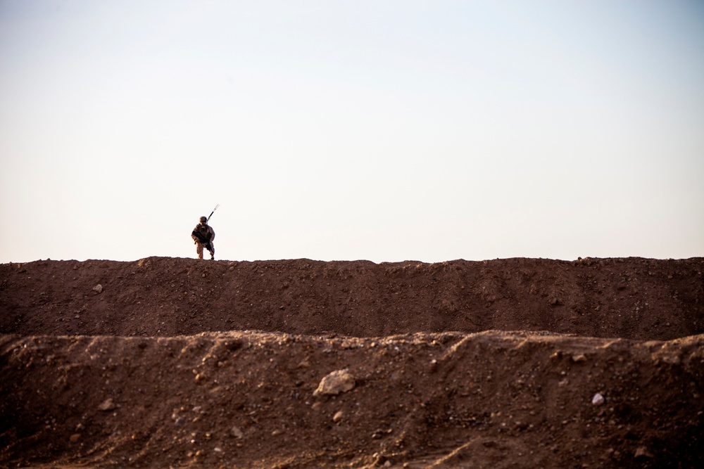 U.S. Marines with Echo 2/9 prepare for combat operations