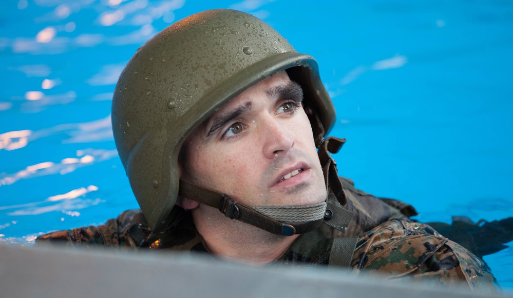 Keeping Afloat: Marines fight to earn title as water survival instructors