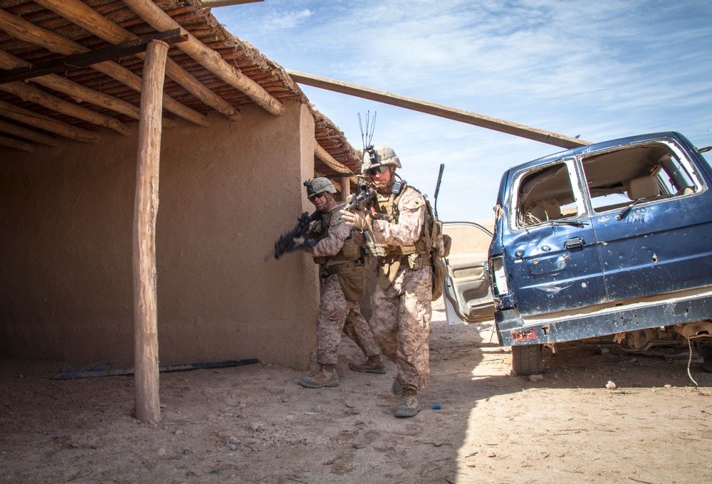 Echo 2/9 Marines hone skills on Camp Bastion, Afghanistan