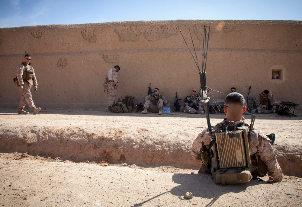 Echo 2/9 Marines hone skills on Camp Bastion, Afghanistan