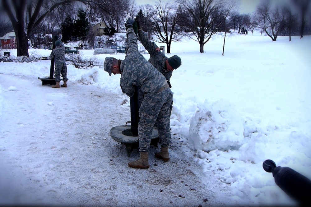 Missouri infantrymen brave freezing weather to sustain mission readiness