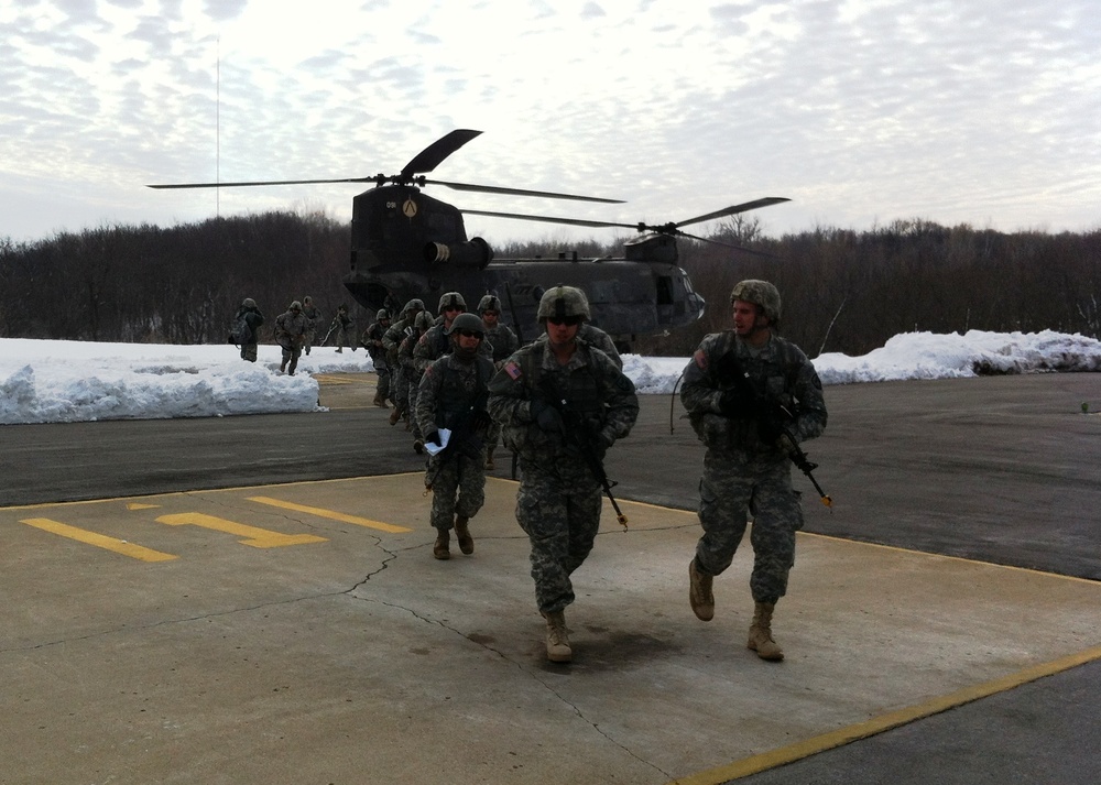 Missouri infantrymen brave freezing weather to sustain mission readiness