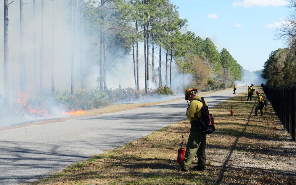 NSB Kings Bay conducts prescribed burn