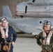 Japan-U.S. distinguished visitors fly in Osprey