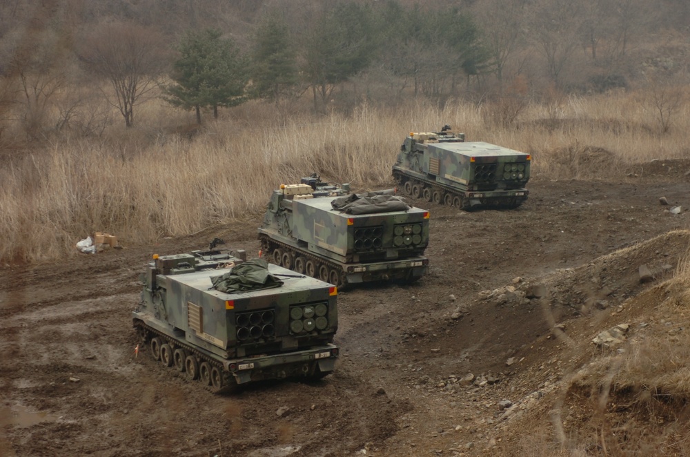 210th Fires Brigade conducts MLRS live fire