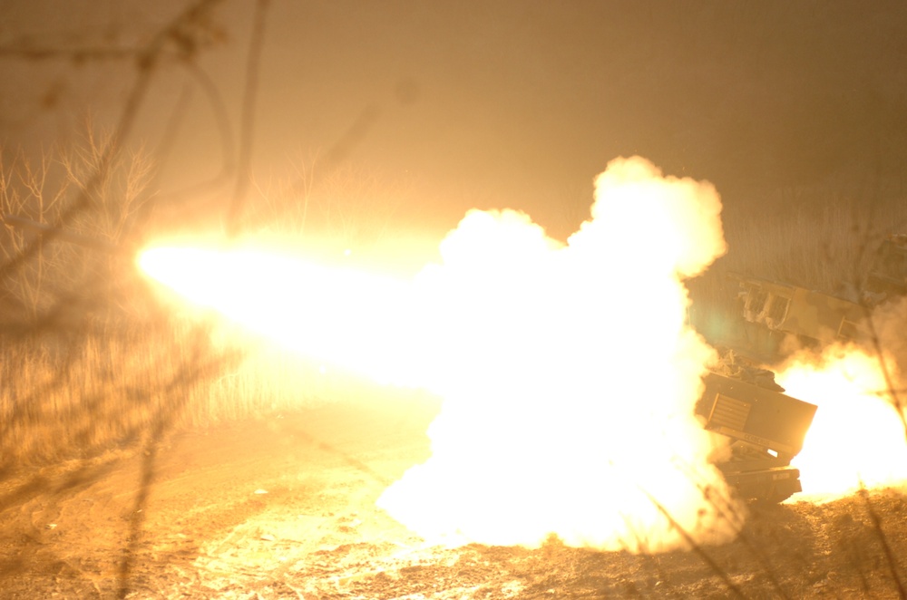 210th Fires Brigade conducts MLRS live fire