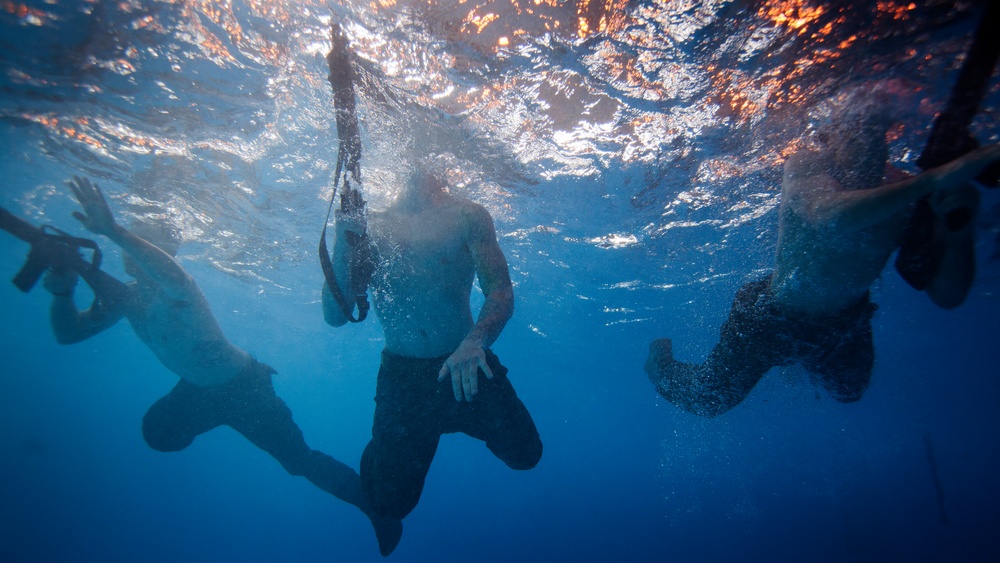 Keeping Afloat: Marines fight to earn title as water survival instructors